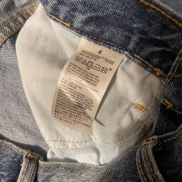 Old Navy Size 4 Jeans Button Fly - Picture 5 of 7